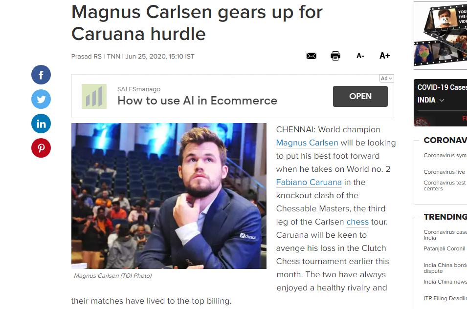 Photo of Magnus Carlsen gears up for <b>Caruana</b> hurdle