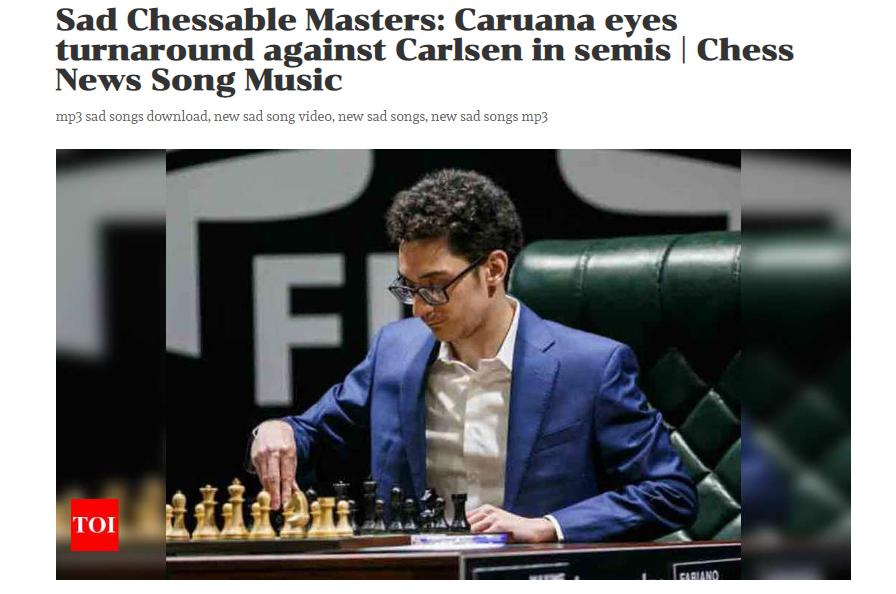 Photo of Sad Chessable Masters: <b>Caruana</b> eyes turnaround against Carlsen in semis