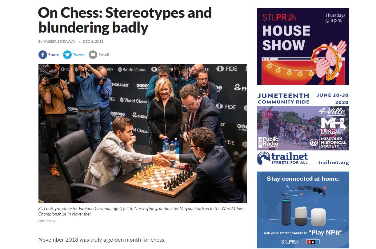 Photo of On Chess: Stereotypes and blundering badly