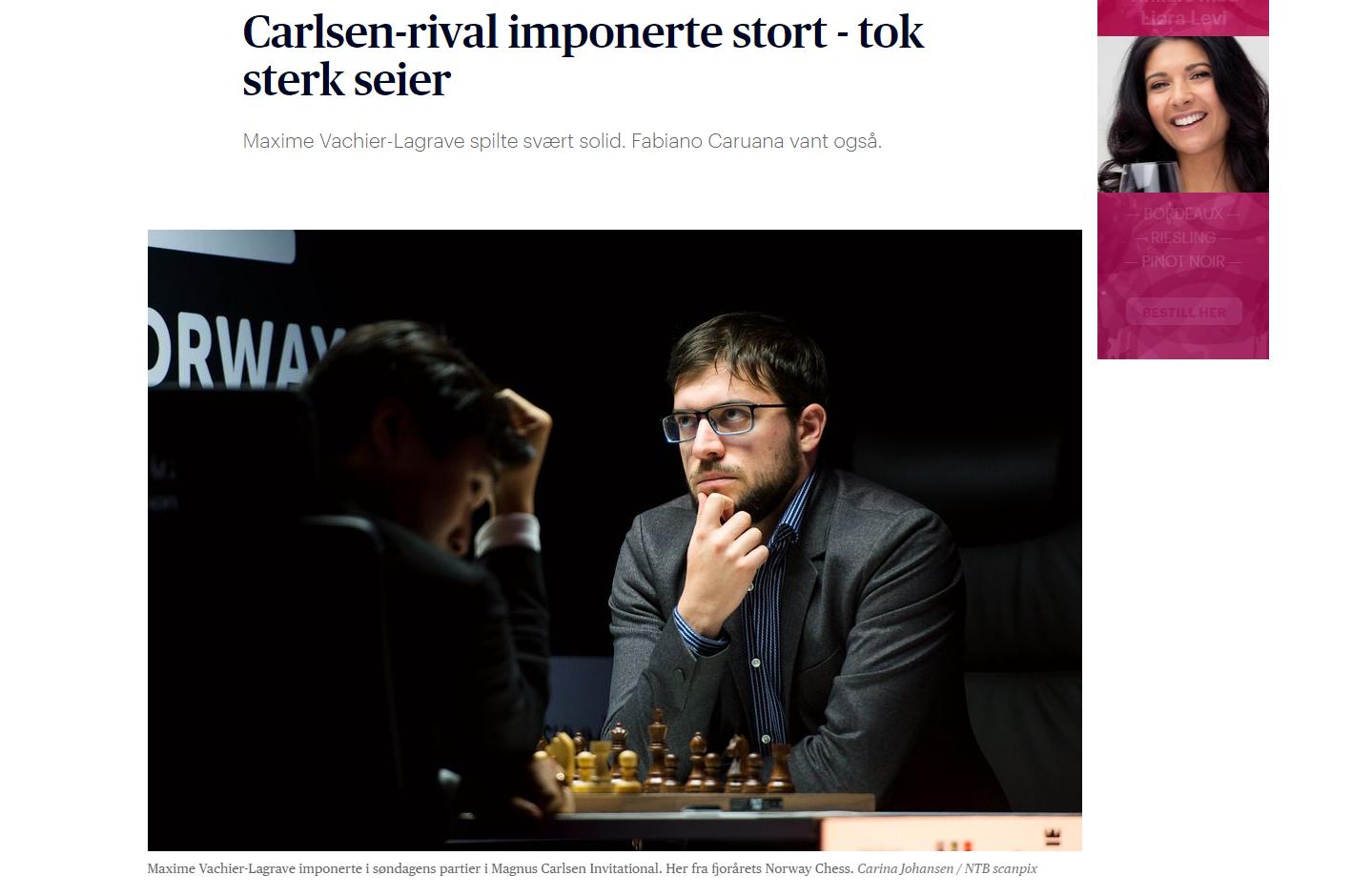 Photo of Carlsen-rival imponerte stort - tok sterk seier