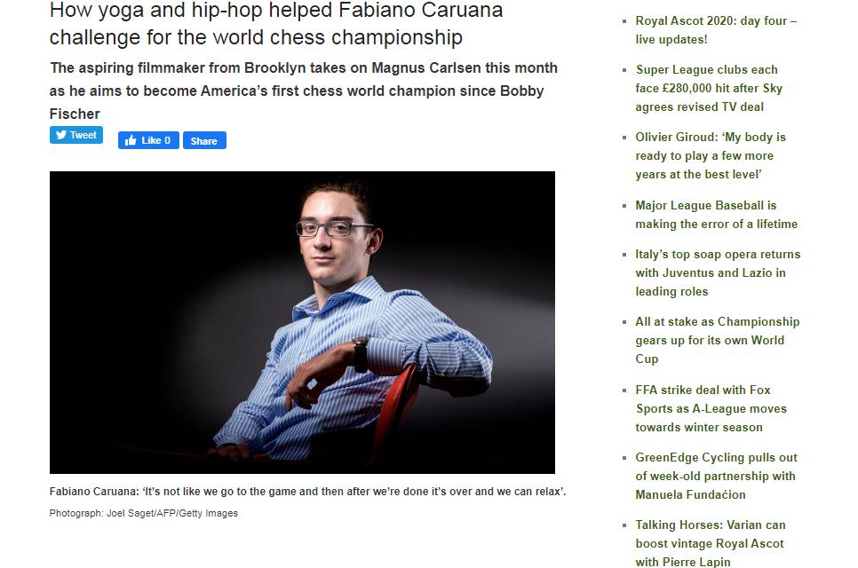 Photo of How yoga and hip-hop helped Fabiano Caruana challenge for the world chess championship