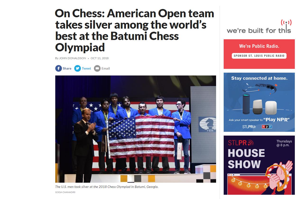 Photo of On Chess: American Open team takes silver among the world