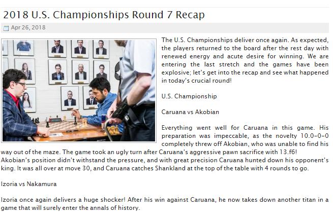 Photo of 2018 US Championships Round 7 Recap