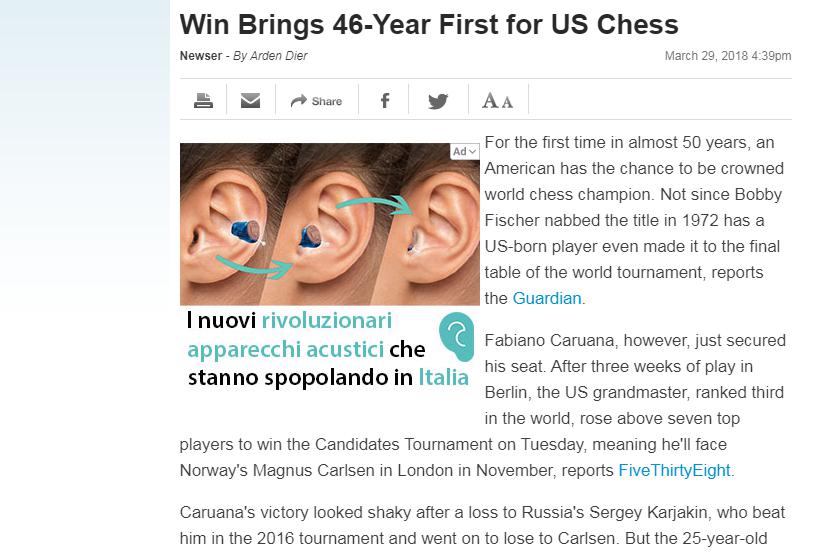 Photo of Win Brings 46-Year First for US Chess