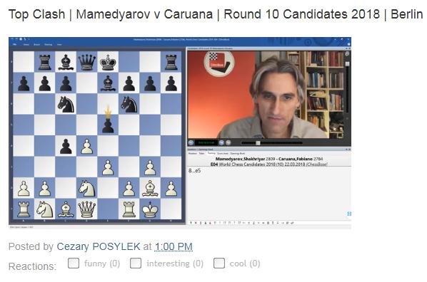 Photo of Mamedyarov v Caruana