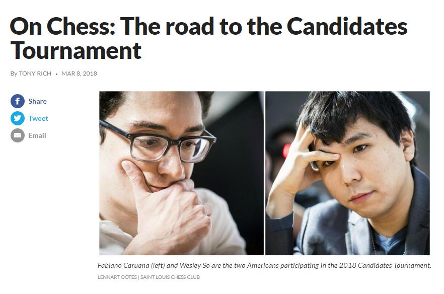 Photo of On Chess: The road to the Candidates Tournament