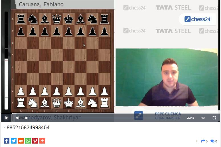 Photo of Mamedyarov vs Caruana (Tata Steel, 5)