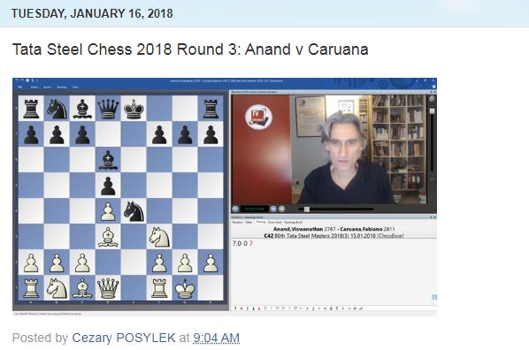 Photo of Tata Steel Chess 2018 Round 3: Anand v Caruana