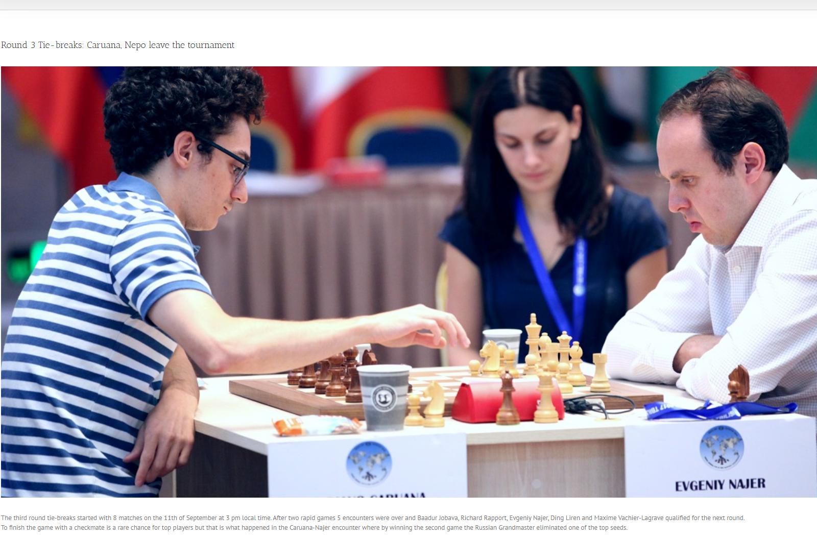 Photo of Round 3 Tie-breaks: Caruana, Nepo leave the tournament