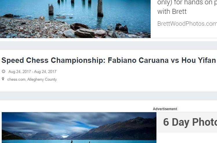 Photo of Speed Chess Championship: Fabiano Caruana vs Hou Yifan