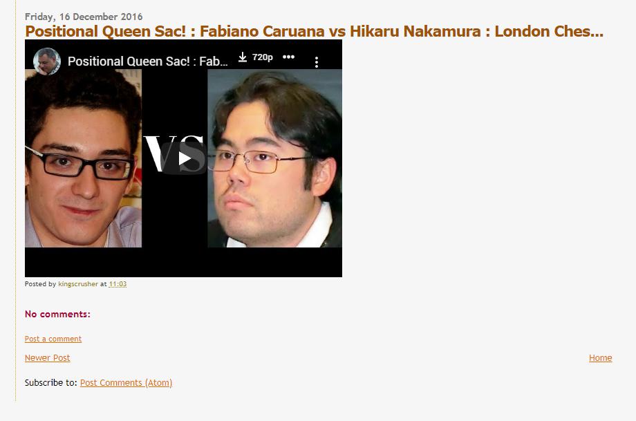 Photo of Positional Queen Sac! : Fabiano Caruana vs Hikaru Nakamura