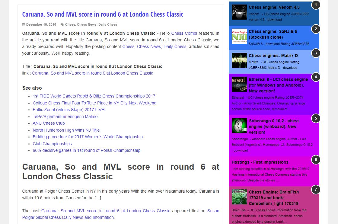 Photo of Caruana, So and MVL score in round 6 at London Chess Classic