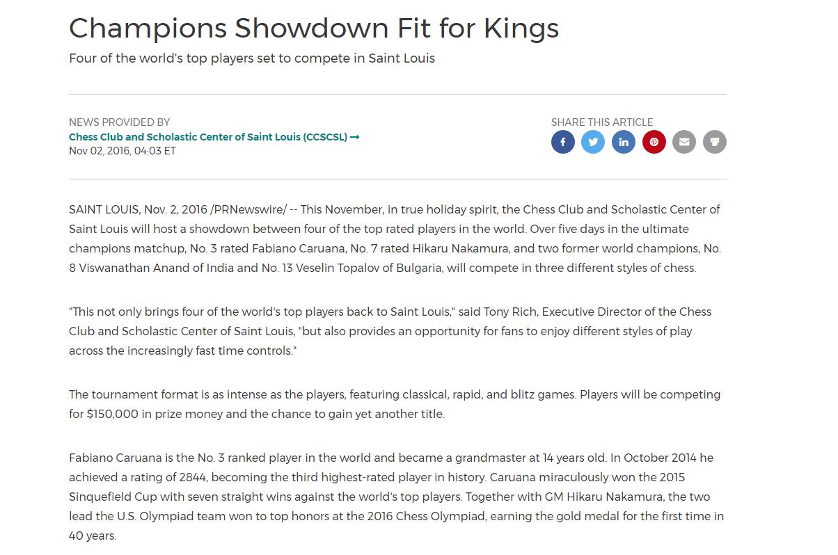 Photo of Champions Showdown Fit for Kings