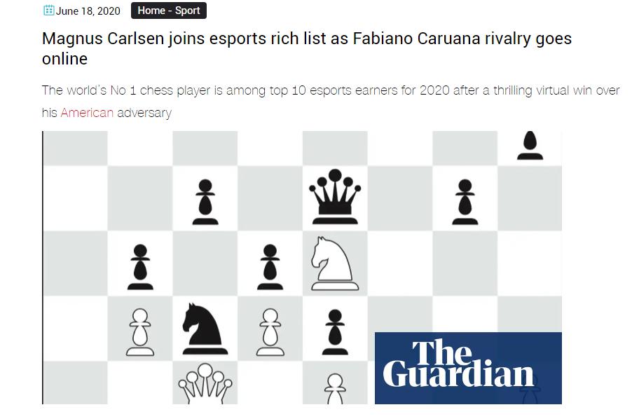 Photo of Magnus Carlsen joins esports rich list as Fabiano <b>Caruana</b> rivalry goes online