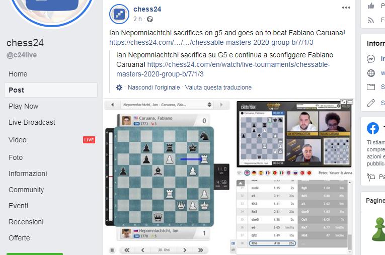 Photo of chess24 - Nakamura beats <b>Caruana</b> 16:10 and will play MVL...