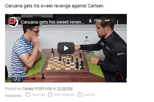 Photo of Caruana gets his sweet revenge against Carlsen